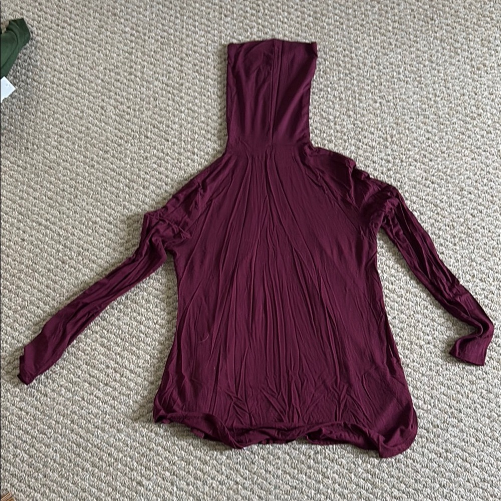 Azules Red Hoodie Sweatshirt Top